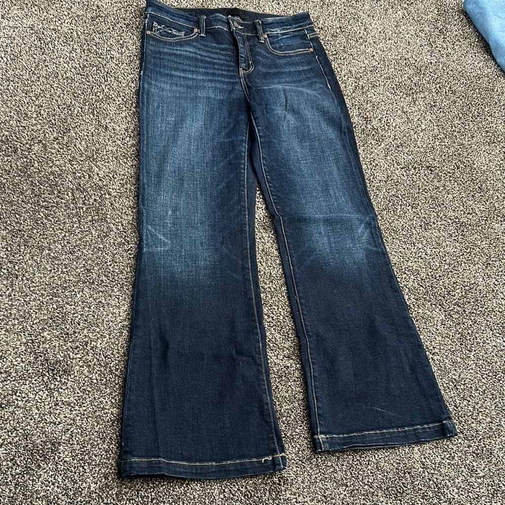 Buckle Brand Women's Flare & Wide Leg Jeans - Dark Blue
